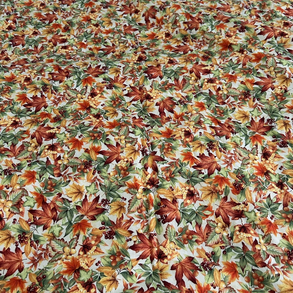Autumn Harvest Quilt with Black and Brown Accents - Picture 5 of 5